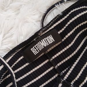 Reformation Dresses - Reformation Spencer Striped Mini Dress Reformation Dresses - Reformation Spencer Striped Mini Dress